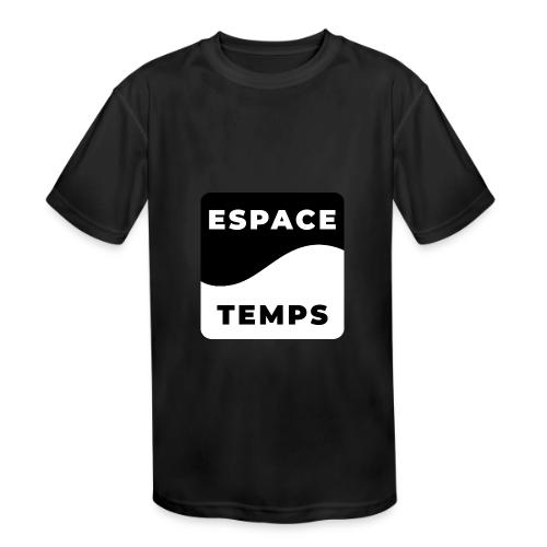 Space-Time: Distorted Reality - Kids' Moisture Wicking Performance T-Shirt