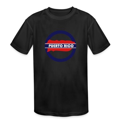 Puerto Rico Tube - Kids' Moisture Wicking Performance T-Shirt