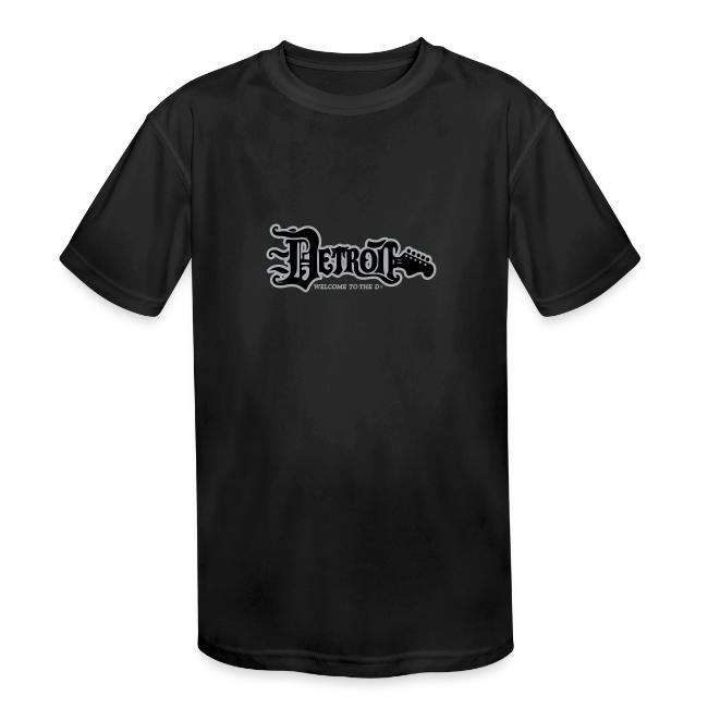 DETROIT GUITAR WTTD BLK SLR REG FONT