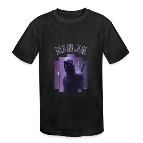 Nightfall Ninja - Kids' Moisture Wicking Performance T-Shirt