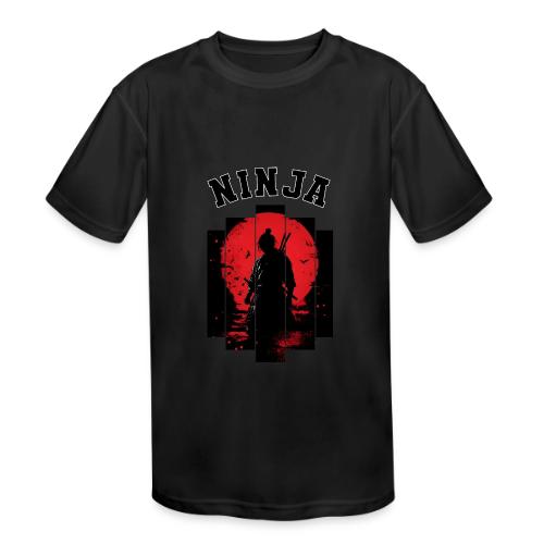 Ninja in the Shadows - Kids' Moisture Wicking Performance T-Shirt