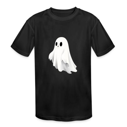 Cute Ghost Cartoon Design - Kids' Moisture Wicking Performance T-Shirt