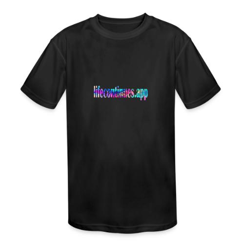 Lifecontinues.app1 - Kids' Moisture Wicking Performance T-Shirt