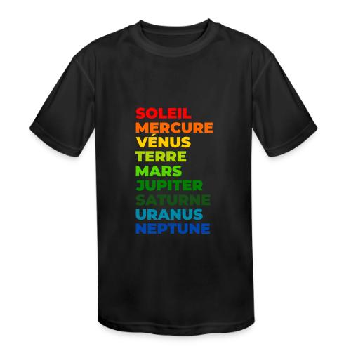 Solar System in Color - Kids' Moisture Wicking Performance T-Shirt