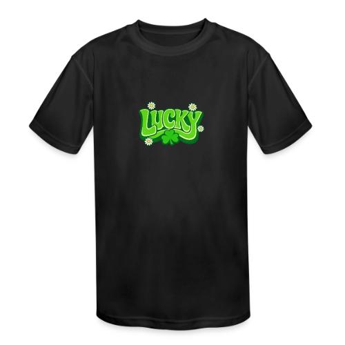 Lucky 70s Retro T-Shirt - Kids' Moisture Wicking Performance T-Shirt