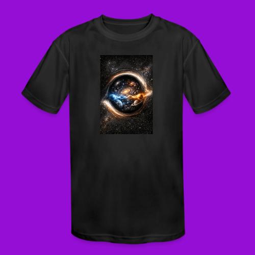 EntangledPhotonsWormhole - Kids' Moisture Wicking Performance T-Shirt