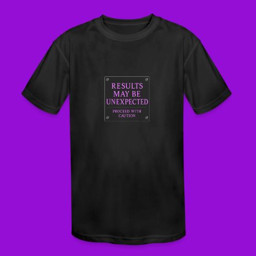 Results - Neon Purple - Kids' Moisture Wicking Performance T-Shirt