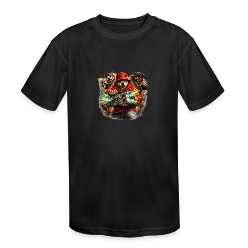 Urban Beat Dog Heroes - Kids' Moisture Wicking Performance T-Shirt