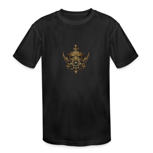 Golden Asura Yaksha Thai Temple Guardian - Kids' Moisture Wicking Performance T-Shirt