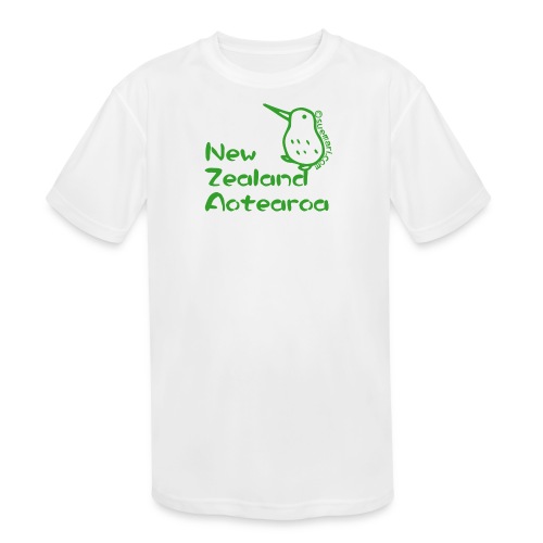 New Zealand Aotearoa - Kids' Moisture Wicking Performance T-Shirt
