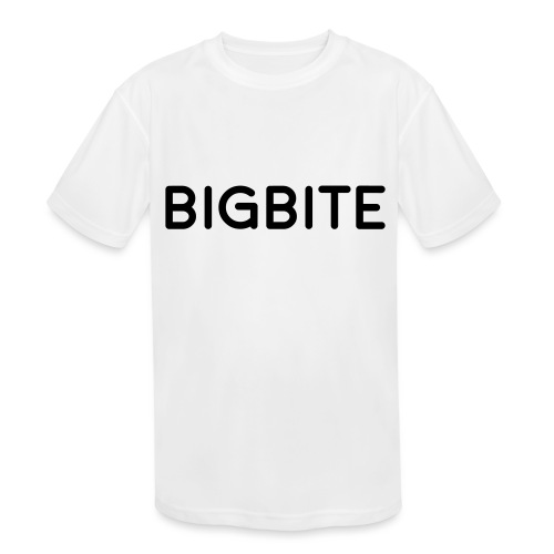 BIGBITE logo red (USE) - Kids' Moisture Wicking Performance T-Shirt
