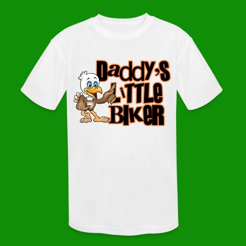 Daddy's Little Biker - Kids' Moisture Wicking Performance T-Shirt