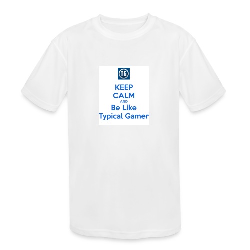 keep calm and be like typical gamer - Kids' Moisture Wicking Performance T-Shirt