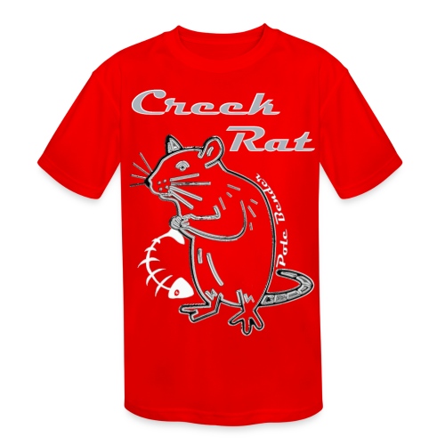 Creek Rat Fishbone - Kids' Moisture Wicking Performance T-Shirt