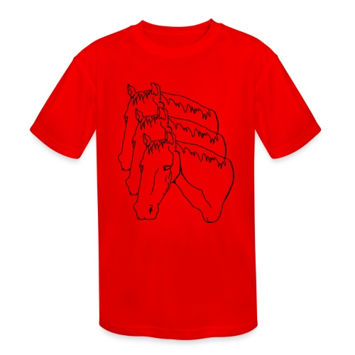 horsey pants - Kids' Moisture Wicking Performance T-Shirt