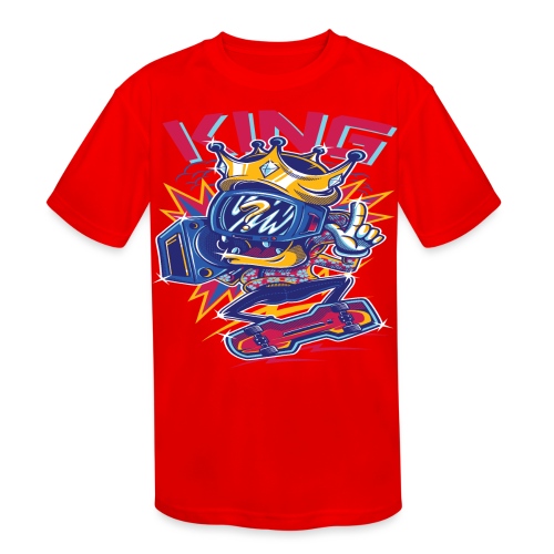 King - Kids' Moisture Wicking Performance T-Shirt