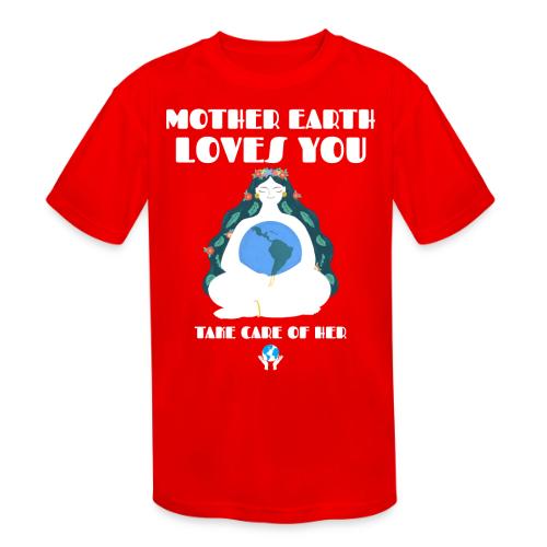 Mother Earth - Kids' Moisture Wicking Performance T-Shirt