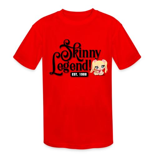 Skinny Legend_onwhite - Kids' Moisture Wicking Performance T-Shirt