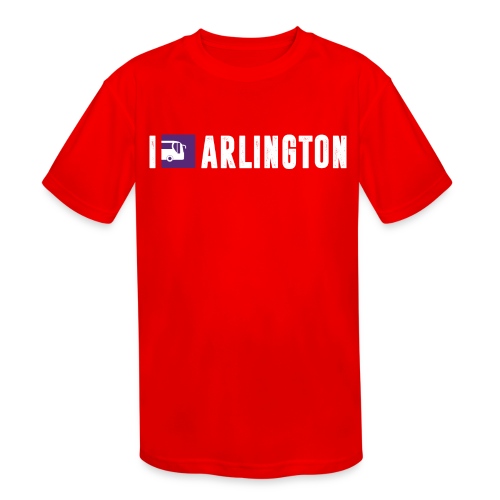 I Bus Arlington - Kids' Moisture Wicking Performance T-Shirt