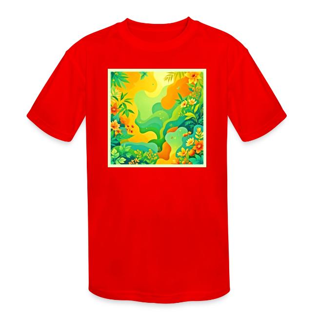 Tropical Foliage Abstract