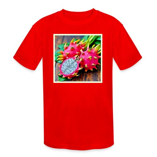 Vibrant Dragon Fruit Beauty Design - Kids' Moisture Wicking Performance T-Shirt