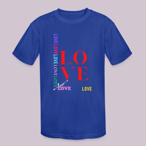 LOVE - Kids' Moisture Wicking Performance T-Shirt