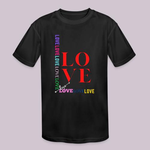 LOVE - Kids' Moisture Wicking Performance T-Shirt