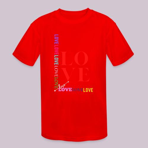 LOVE - Kids' Moisture Wicking Performance T-Shirt
