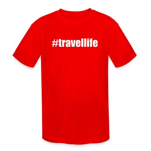 #TRAVELLIFE 0002 - Kids' Moisture Wicking Performance T-Shirt