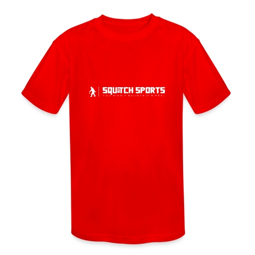 Squatch Sports white - Kids' Moisture Wicking Performance T-Shirt
