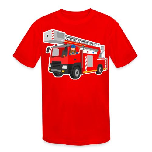 Handyman Hal Fire Truck - Kids' Moisture Wicking Performance T-Shirt