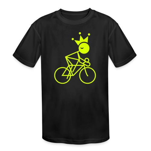 Winky Cycling King - Kids' Moisture Wicking Performance T-Shirt