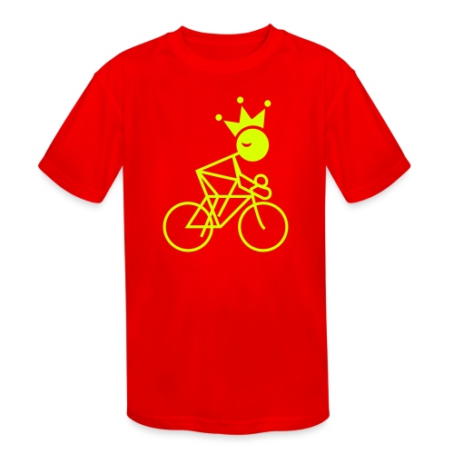 Winky Cycling King - Kids' Moisture Wicking Performance T-Shirt