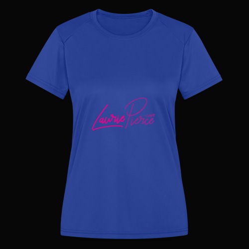 LauriePierce.com Logo - Women's Moisture Wicking Performance T-Shirt