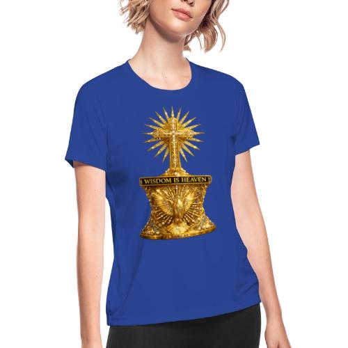 Wisdom is Heaven - Women's Moisture Wicking Performance T-Shirt