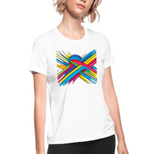 X Color - Women's Moisture Wicking Performance T-Shirt