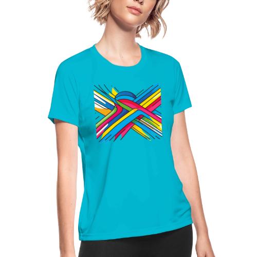 X Color - Women's Moisture Wicking Performance T-Shirt