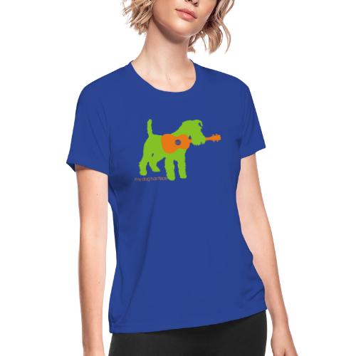 My Dog Has Fleas - Women's Moisture Wicking Performance T-Shirt