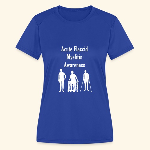 Acute Flaccid Myelitis Awareness - Women's Moisture Wicking Performance T-Shirt