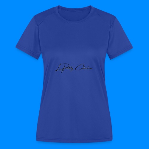 L.Piddy Collection Logo - Black - Women's Moisture Wicking Performance T-Shirt