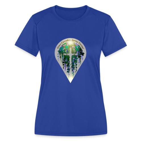 Easter Grace Cascades Vine T Shirt, Renewal Gift - Women's Moisture Wicking Performance T-Shirt