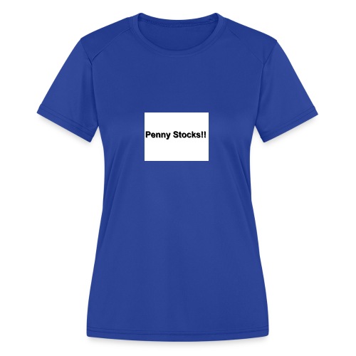 WhiteShirt Pennies - Women's Moisture Wicking Performance T-Shirt