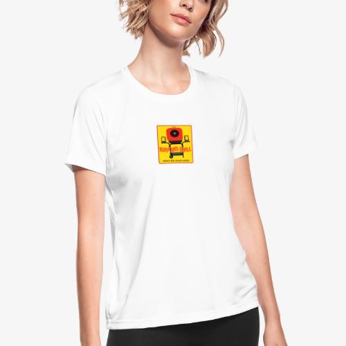 Rhythm Grill patch logo - Women's Moisture Wicking Performance T-Shirt