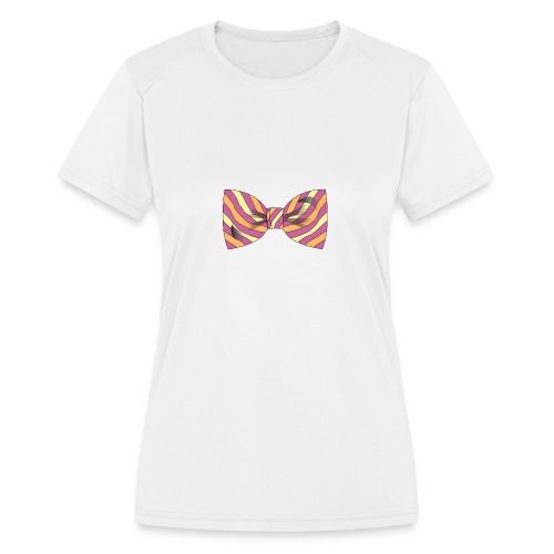 Bow Tie - Women's Moisture Wicking Performance T-Shirt
