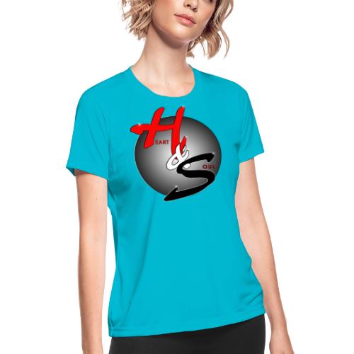 Heart & Soul Concerts official Brand Logo - Women's Moisture Wicking Performance T-Shirt