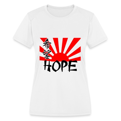 Rising Sun Hope Women's - Women's Moisture Wicking Performance T-Shirt