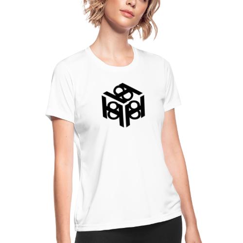H 8 box logo design - Women's Moisture Wicking Performance T-Shirt