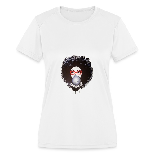Afro pop_ - Women's Moisture Wicking Performance T-Shirt