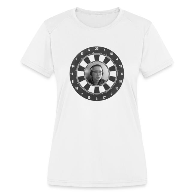 Producer Jay on Dartboard with Fusco Show back