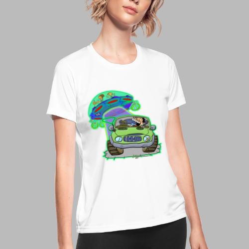 GrisDismation Ongher's UFO Alien Abduction - Women's Moisture Wicking Performance T-Shirt
